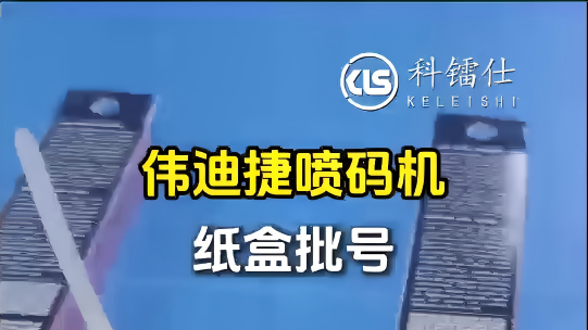 伟迪捷喷码机喷纸盒批号